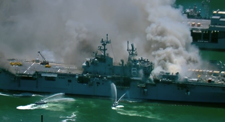 More than a dozen sailors injured in explosion aboard San Diego naval ship