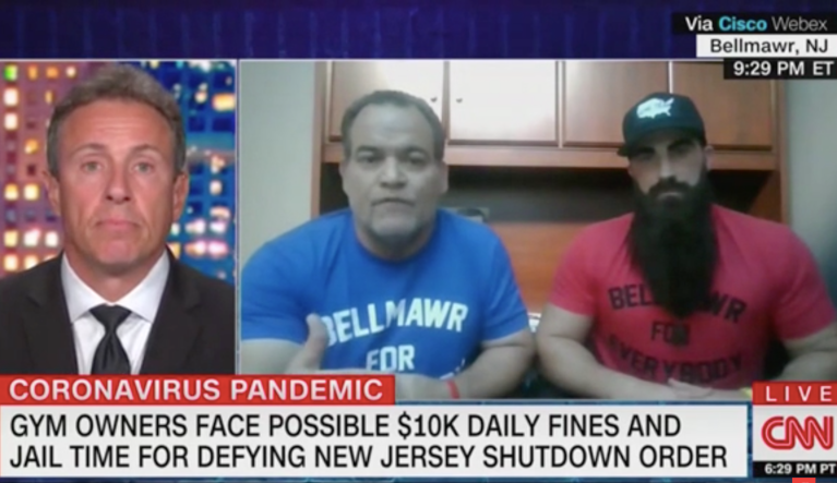 ‘Watch your mouth’: Chris Cuomo feuds with New Jersey gym owners defying coronavirus lockdown