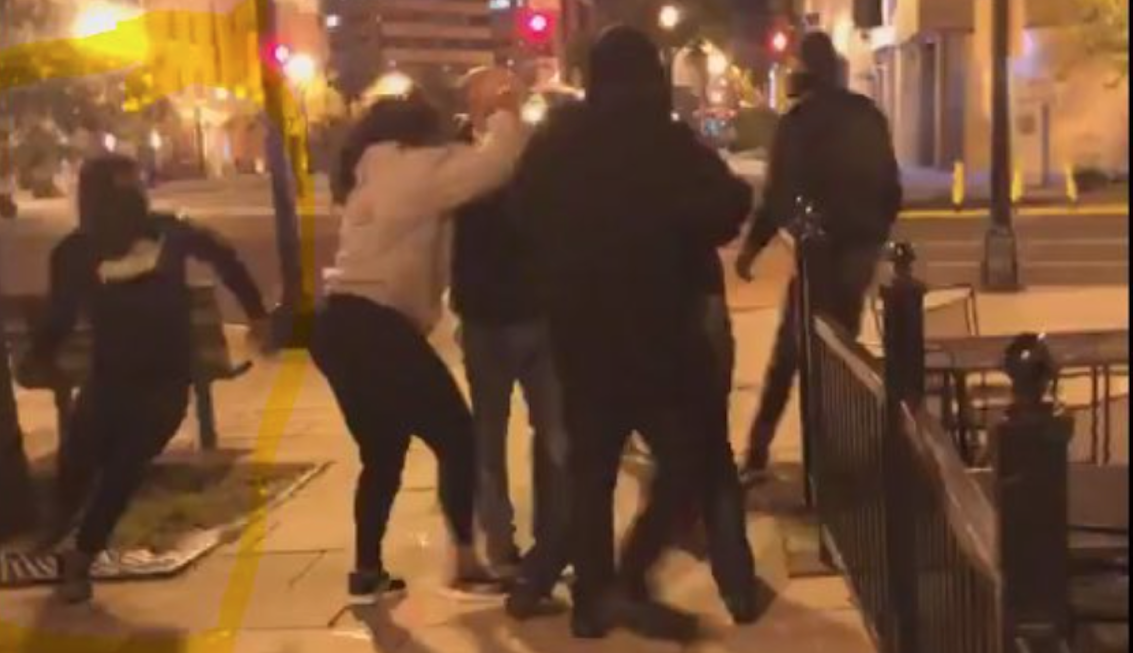 Proud Boys and black Trump supporter stabbed in DC
