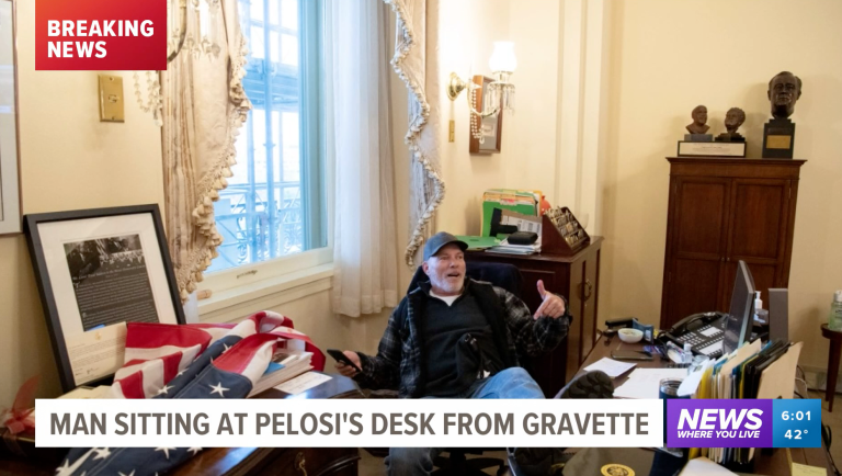 Man seen in viral photo in Pelosi’s office reportedly an Arkansas resident