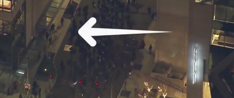 Antifa march through Seattle, vandalizing property after Biden calls for unity