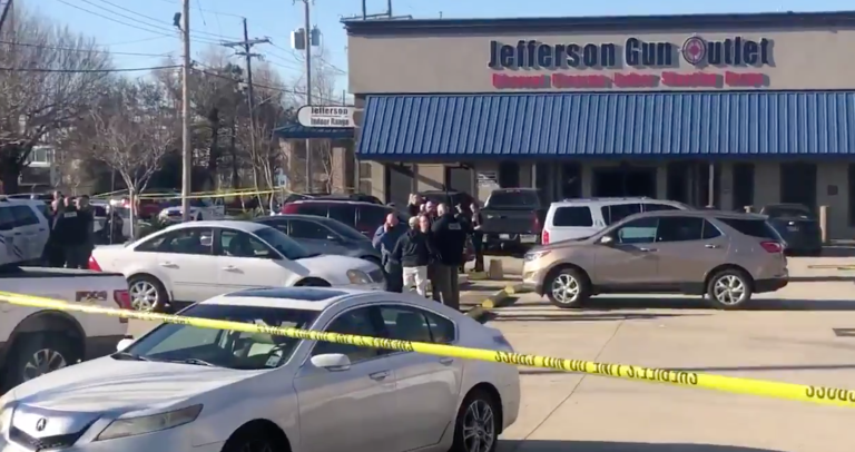 Armed bystanders help take down suspected shooter who killed two near New Orleans gun store, police say