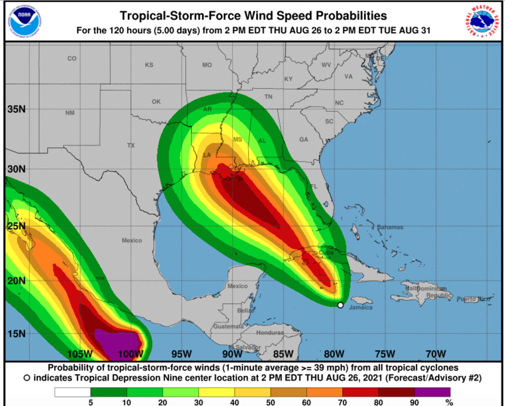 Ida forecast to slam Gulf Coast as hurricane over weekend