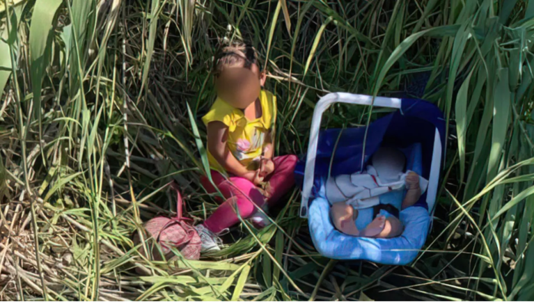 Toddler and infant sibling rescued after being abandoned at southern border