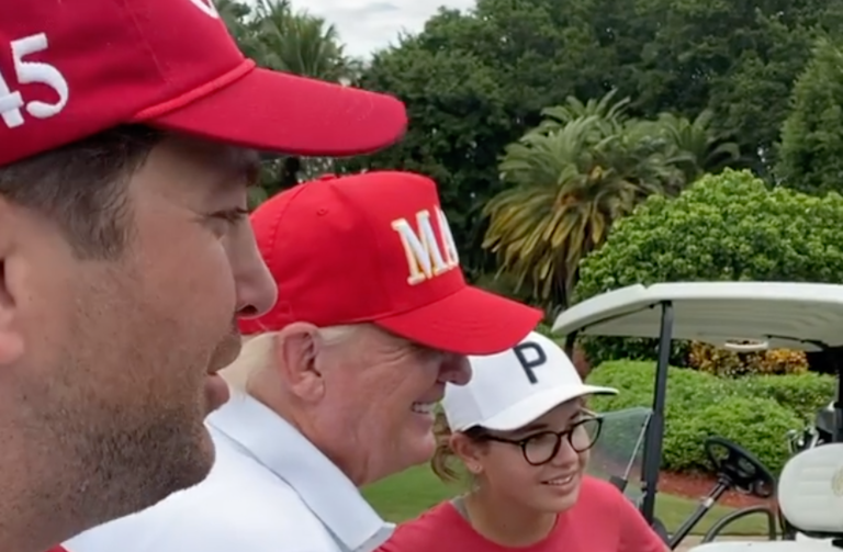 Donald Trump chats with golf legend on FaceTime: ‘We love this guy. Be careful who you hang out with!’