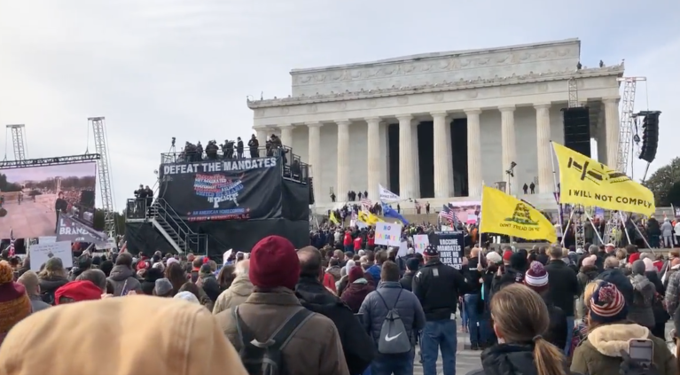 SEE IT: ‘Defeat the Mandates’ protesters march on National Mall