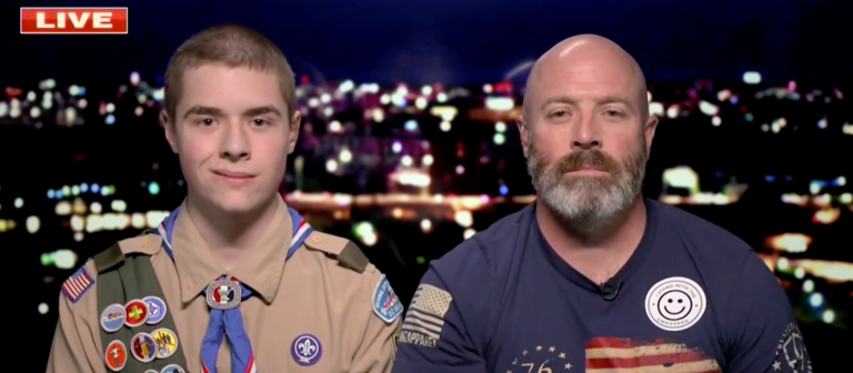 WATCH: Eagle Scout suspended for 10 days after attending school maskless