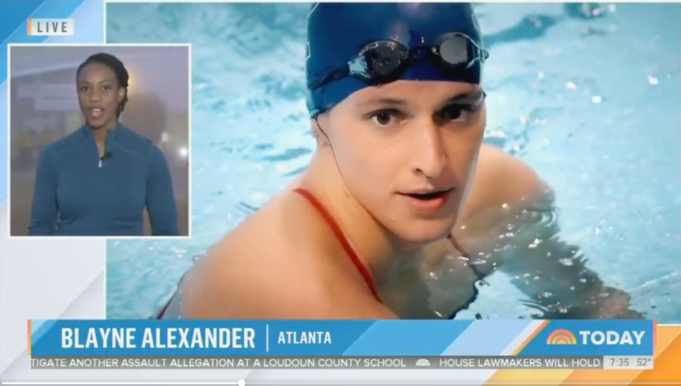 Today accused of editing Lia Thomas photos to soften male features