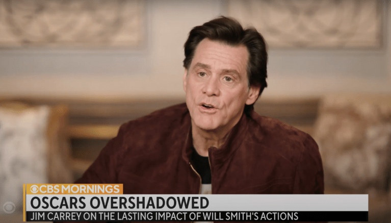 Jim Carrey calls Hollywood ‘spineless’ for giving Will Smith standing ovation