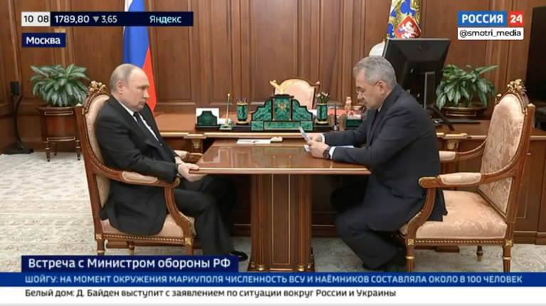Putin calls off storming of Mariupol steel plant, tells Shoigu to blockade it