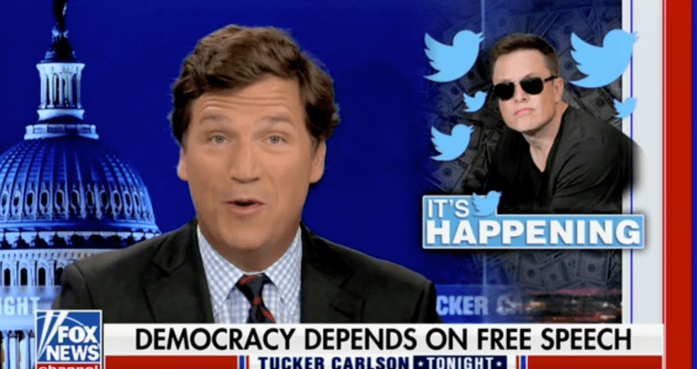 WATCH: Tucker Carlson says Big Tech ‘tyrants are grieving’ after Musk buys Twitter