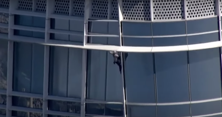 ‘Pro Life Spiderman’ scales 60-floor San Francisco Salesforce Tower