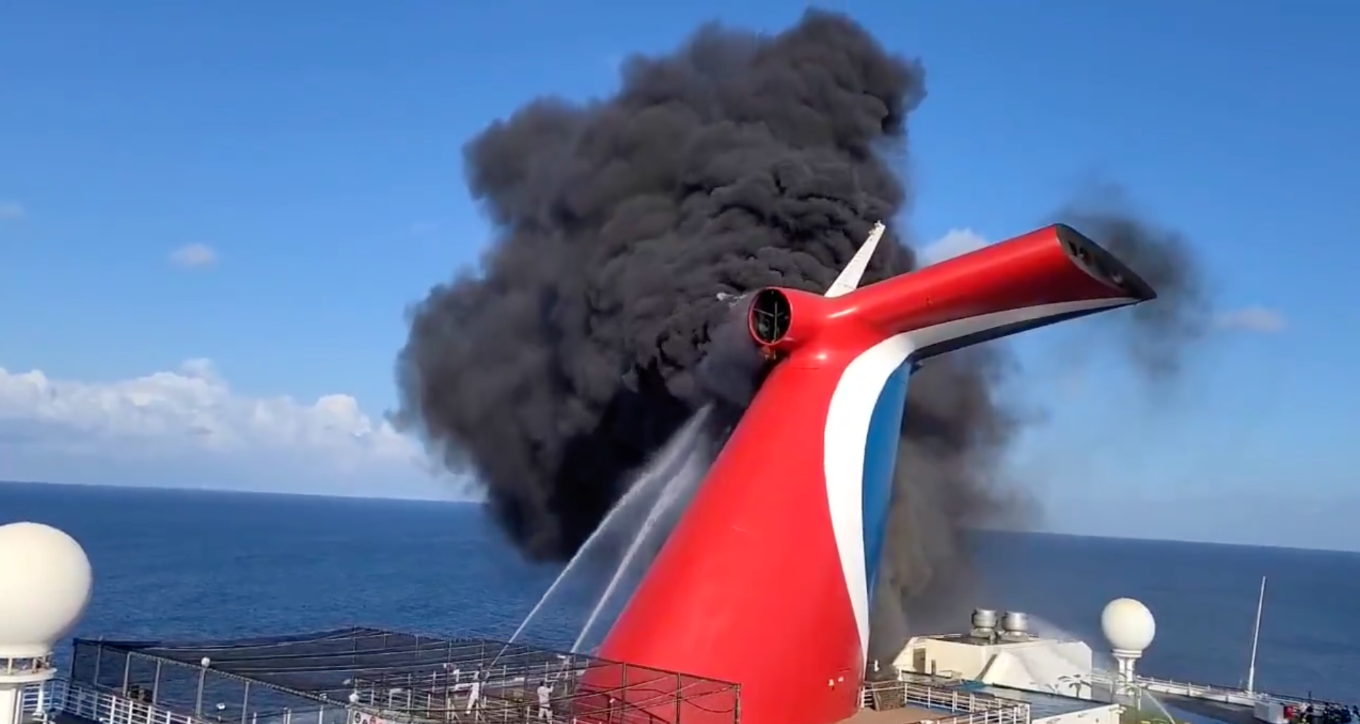 Carnival cruise ship from Florida catches fire near Grand Turk