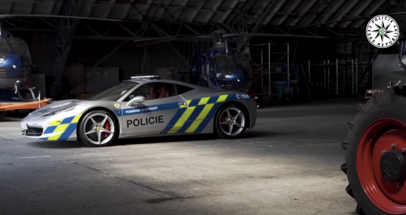 Hot wheels: Czech police add seized Ferrari to fleet of vehicles