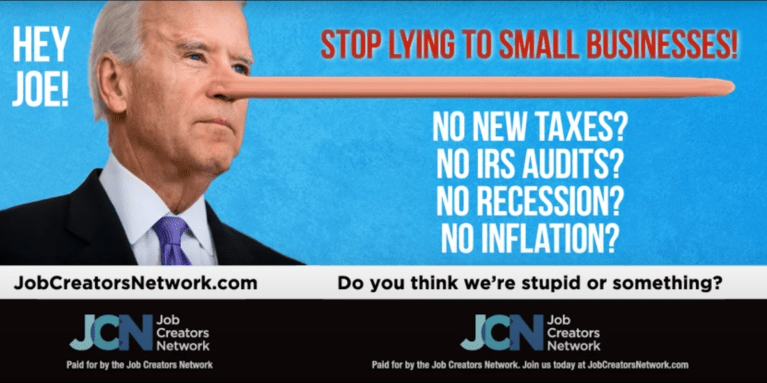 SEE IT: Biden’s Pinocchio nose grows in NYC billboard