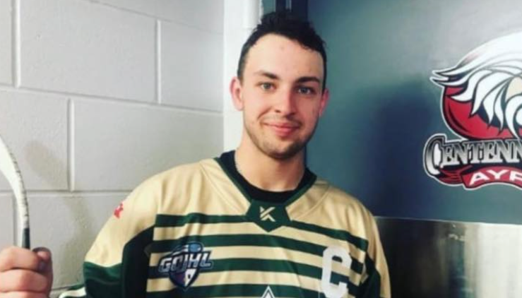 Hockey captain, 20, tragically dies midgame
