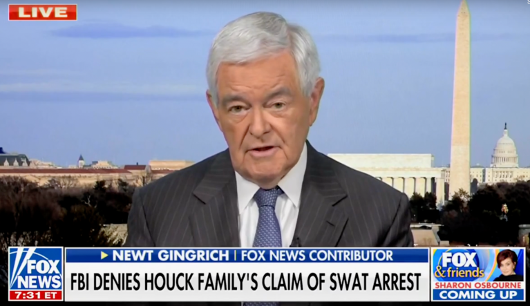 WATCH: Newt Gingrich slams Biden after FBI raid and arrest of anti-abortion activist