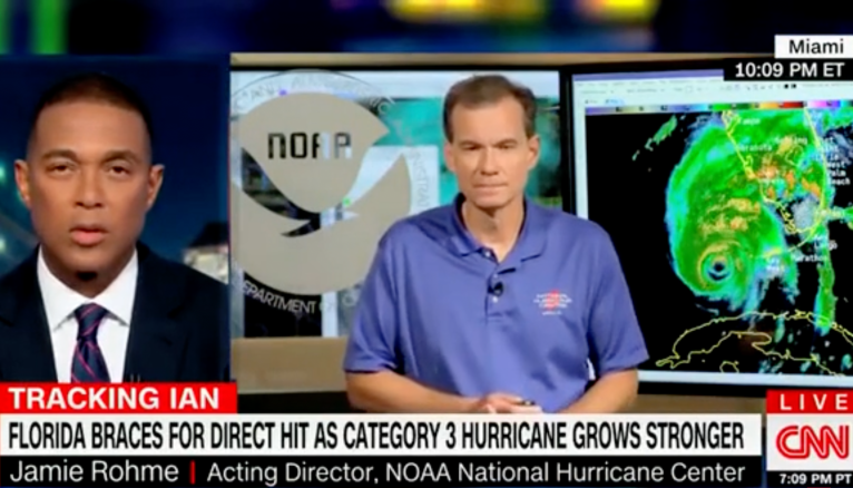 WATCH: Don Lemon face-plants in attempt to link Hurricane Ian to climate change
