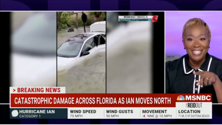 WATCH: Joy Reid relishes DeSantis asking for federal aid amid Hurricane Ian