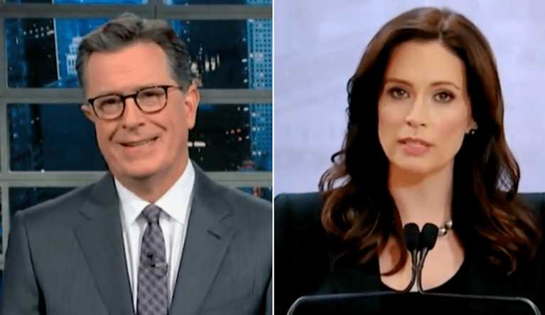 Stephen Colbert gets fact-checked after mocking Michigan GOP candidate Tudor Dixon