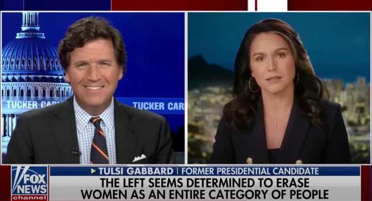 WATCH: Tulsi Gabbard calls feminists ‘hypocrites’ who are trying to ‘erase women’