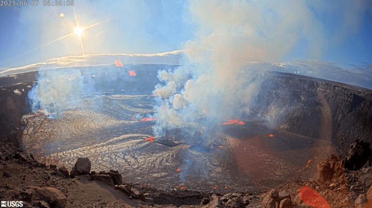 Kilauea volcano erupts in Hawaii for second time in 2023