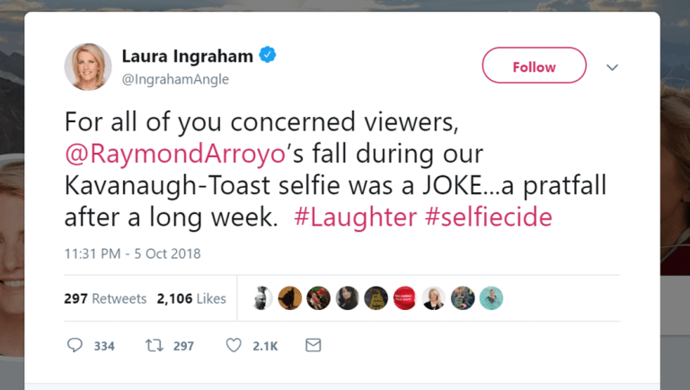 Laura Ingraham prank snares celebs on social media