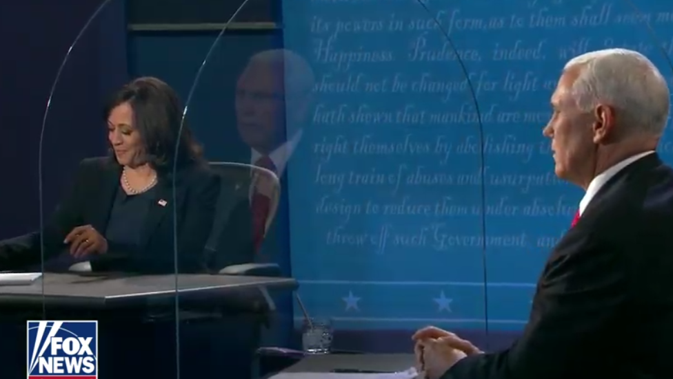 ‘Don’t make faces’: Kamala Harris ripped for ‘smirking’ at Pence during debate