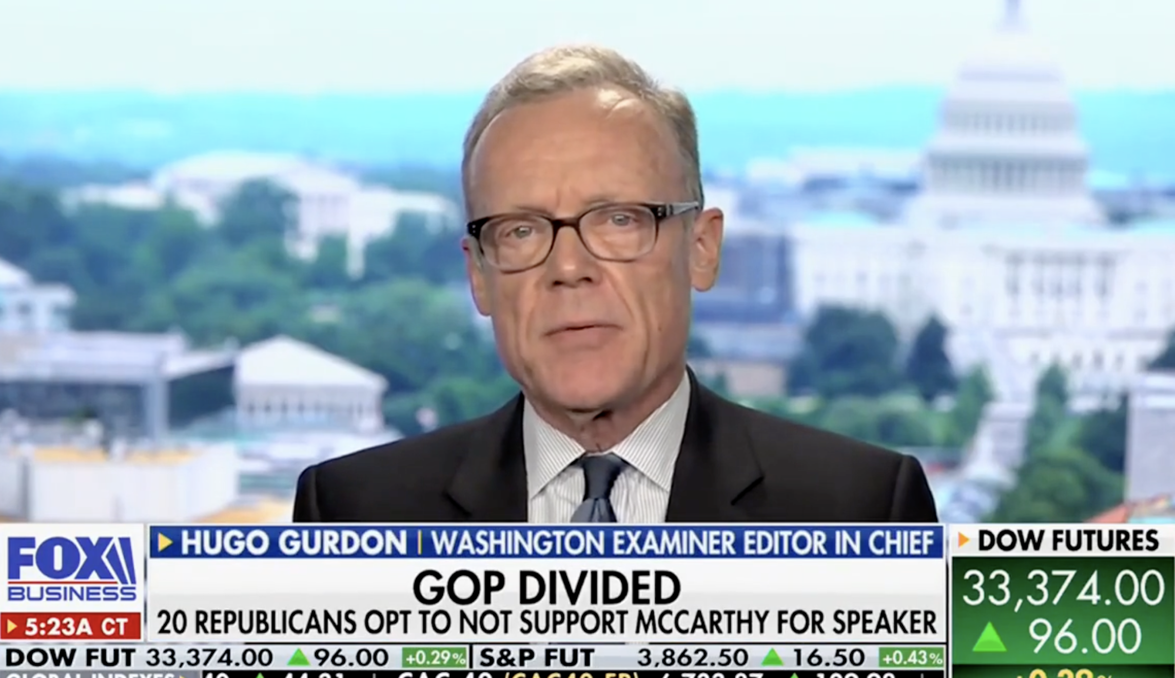 WATCH: Hugo Gurdon warns faith in GOP rests in handling of House Speaker vote
