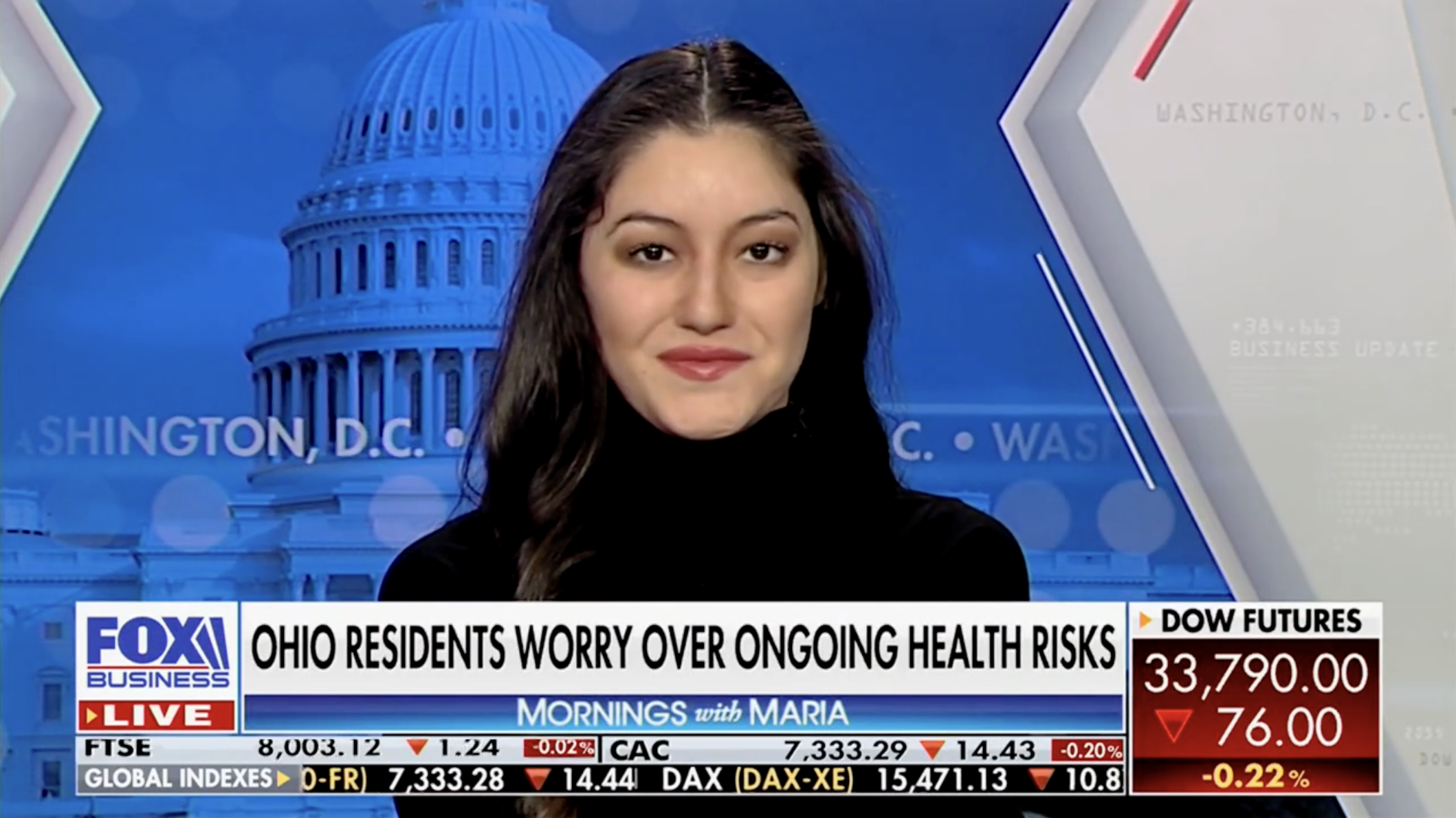 WATCH: Tiana Lowe bashes Biden for visiting Ukraine but not Ohio train derailment