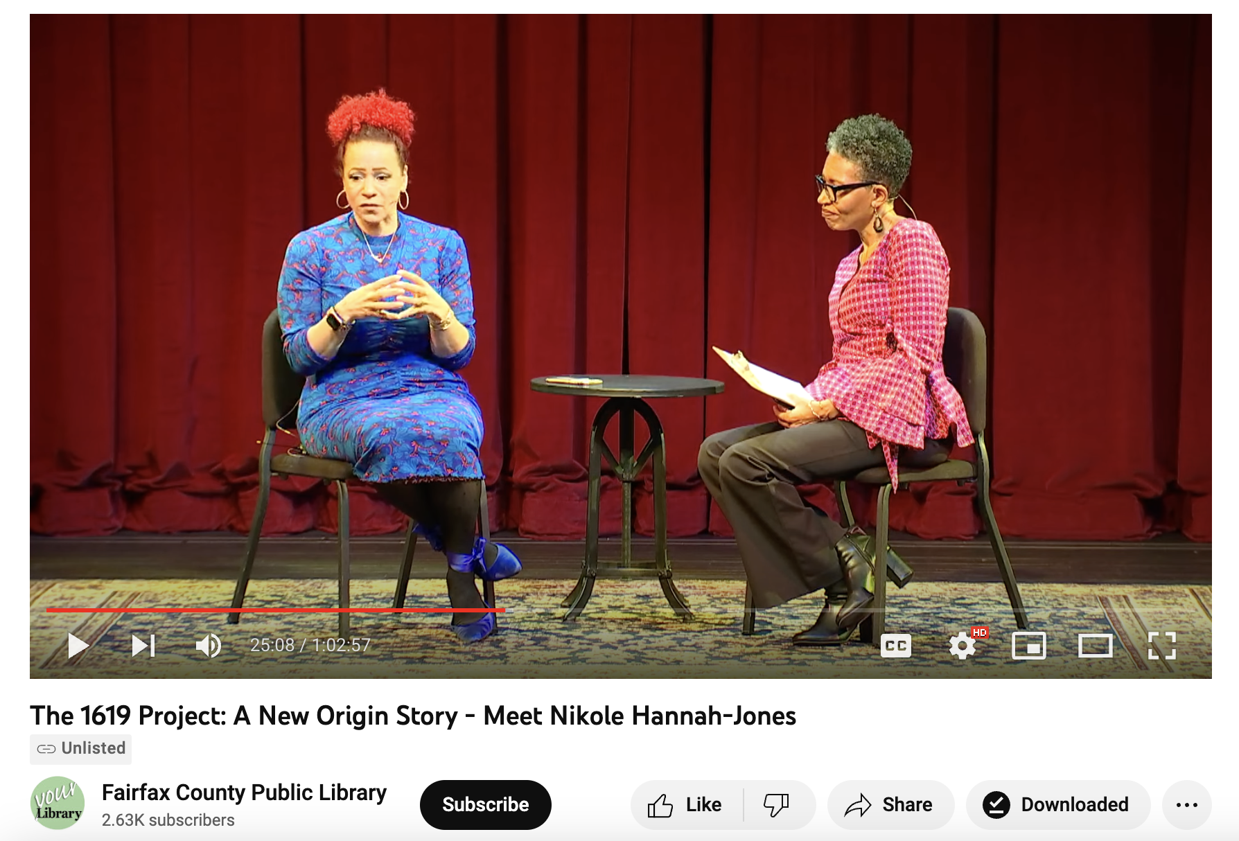 Fairfax County’s library paid Nikole Hannah-Jones $35,000 to speak, then agreed to take the video of her speech down