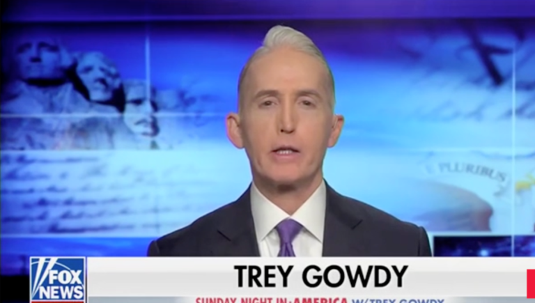 Trey Gowdy will host Tucker Carlson’s former 8 pm slot on Fox News this week