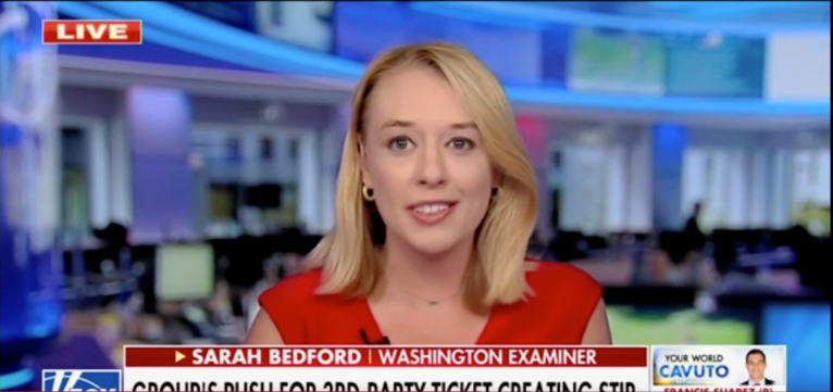 Sarah Bedford predicts third-party candidate could ‘siphon off’ GOP voters