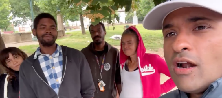 Ramaswamy talks to homeless community in Philadelphia, alleges ‘corruption’ among assistance groups