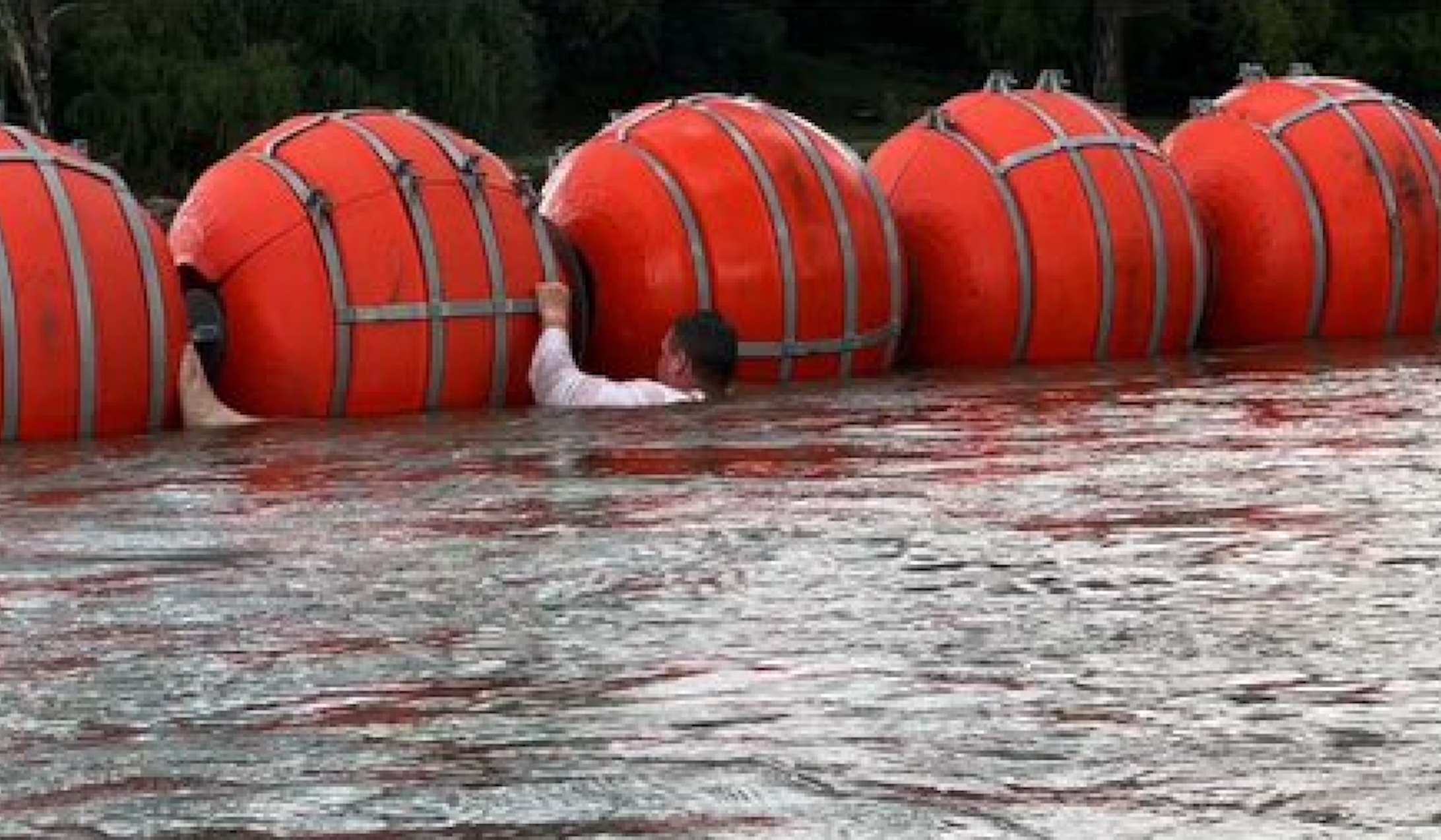 Greg Abbott installs Texas border river buoy wall despite lawsuit