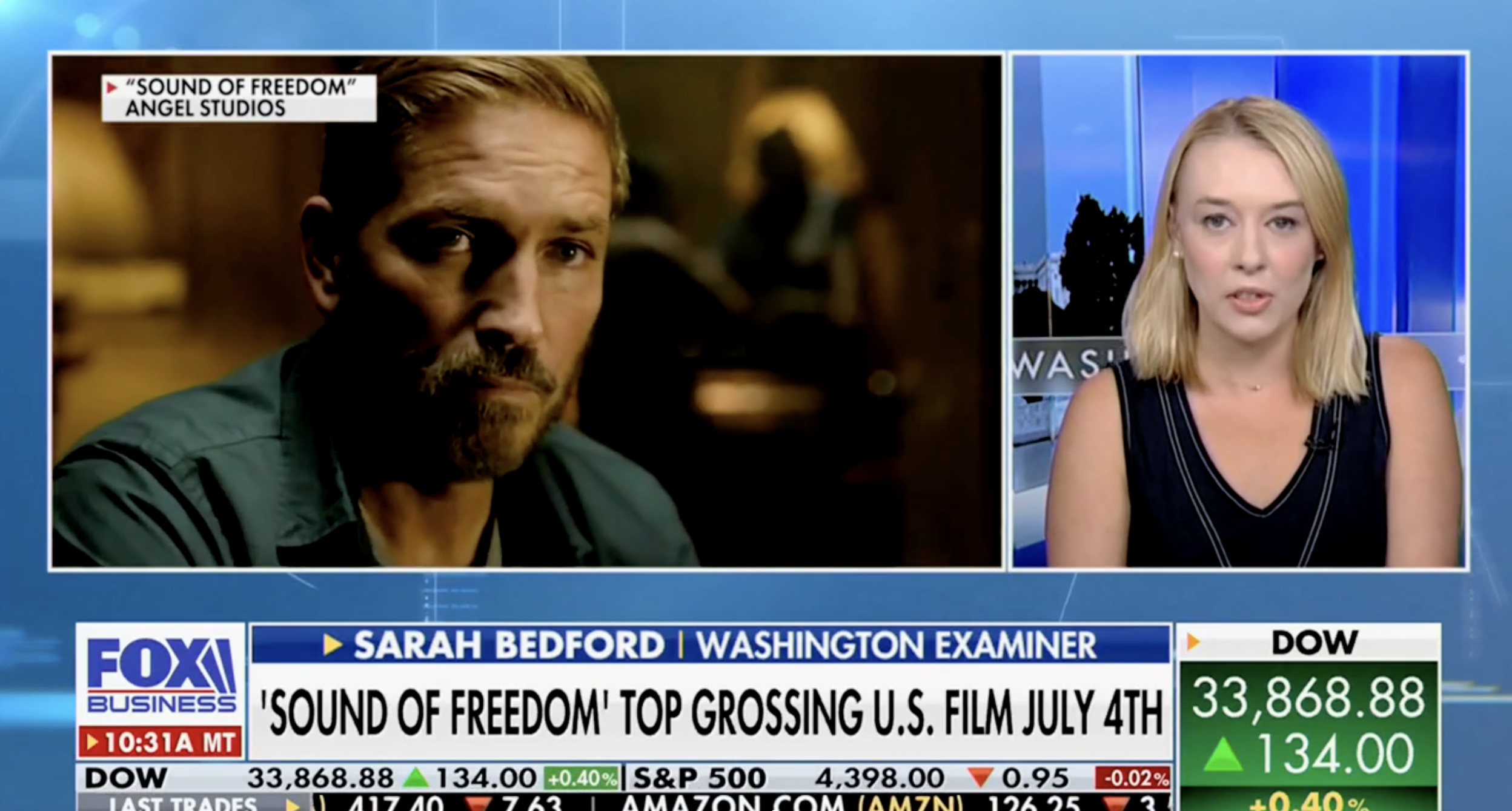 Sarah Bedford says Sound of Freedom could ‘open up the door’ for alternative films in Hollywood