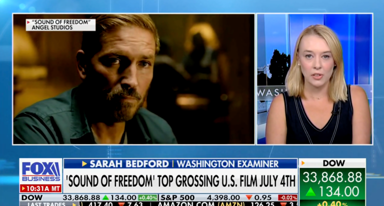 Sarah Bedford says Sound of Freedom could ‘open up the door’ for alternative films in Hollywood