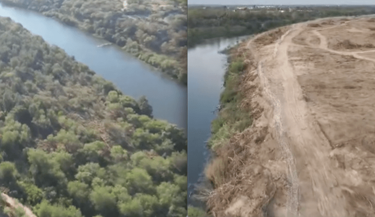 Border Patrol agents take back Texas riverfront from cartels after state clears brush