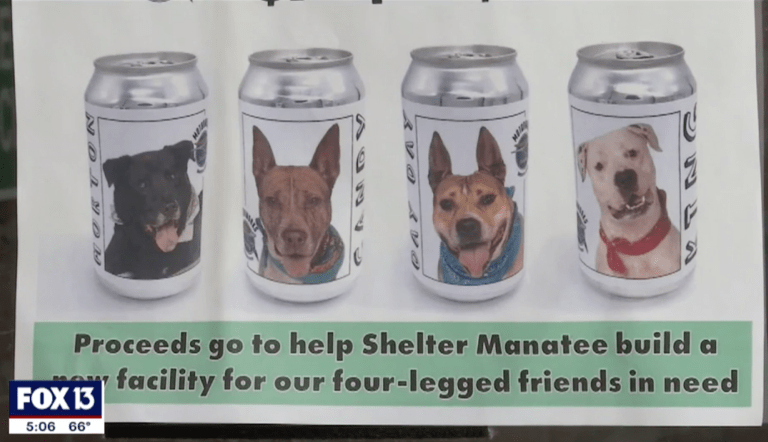 ‘Oh my gosh! That’s my dog!’: Owner finds missing dog via photo on beer can