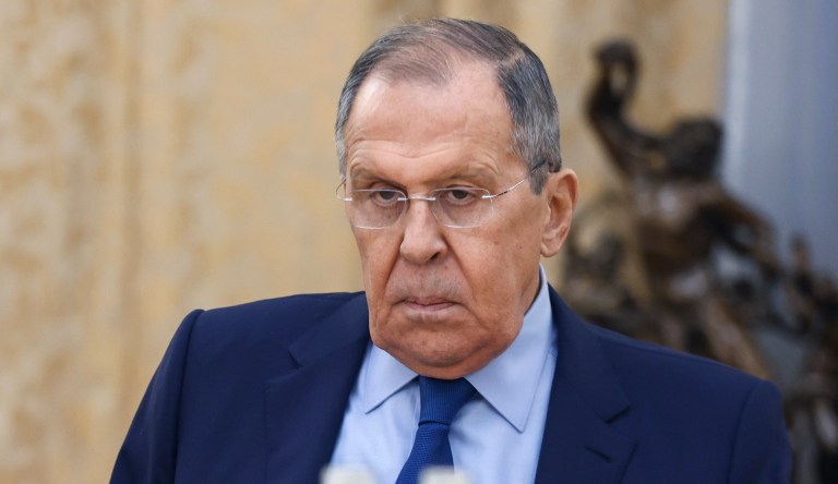 Sergey Lavrov accuses pope of ‘un-Christian’ comments on Russia’s war crimes