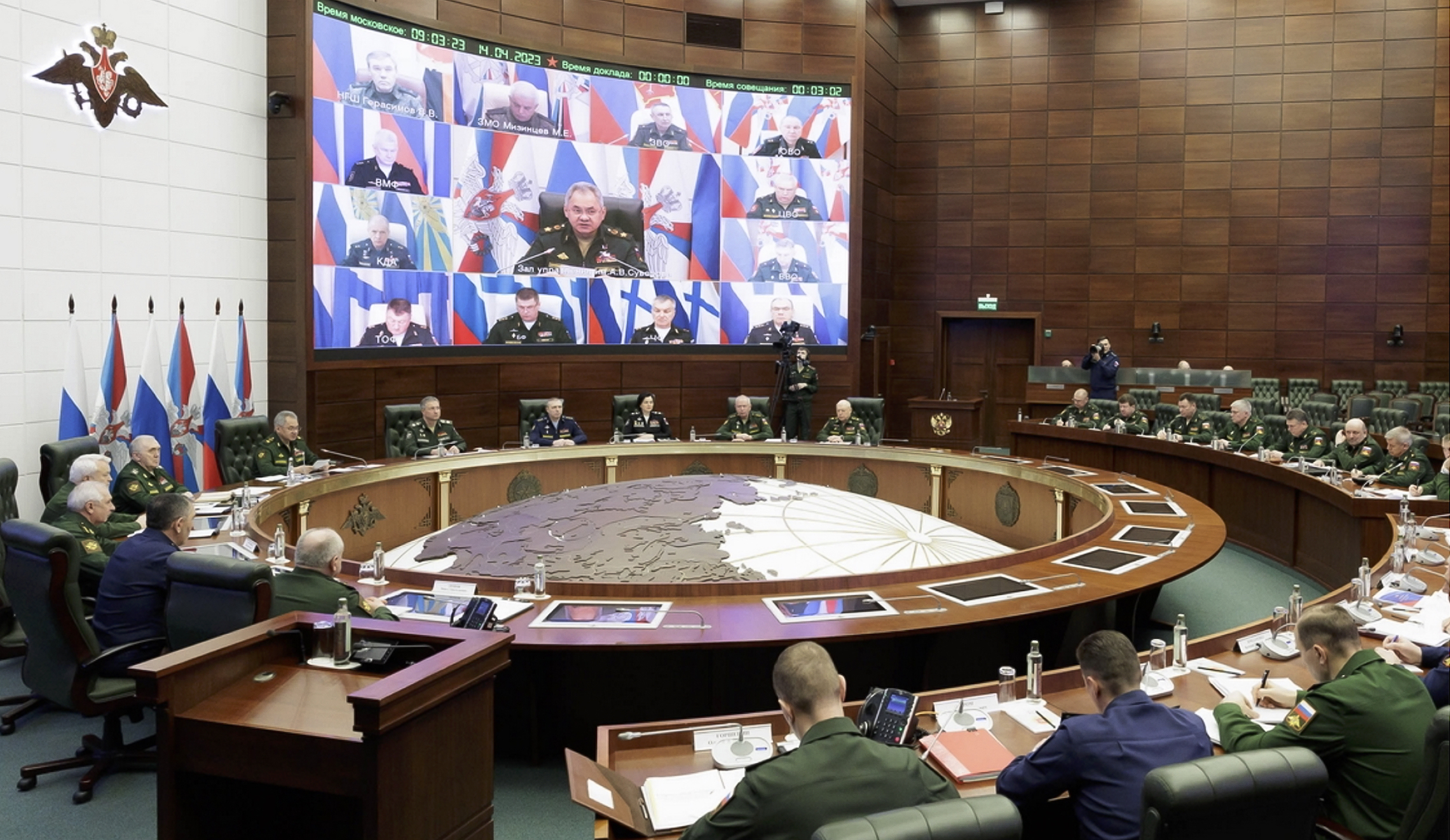 Russia releases footage of fleet commander Ukraine said it killed