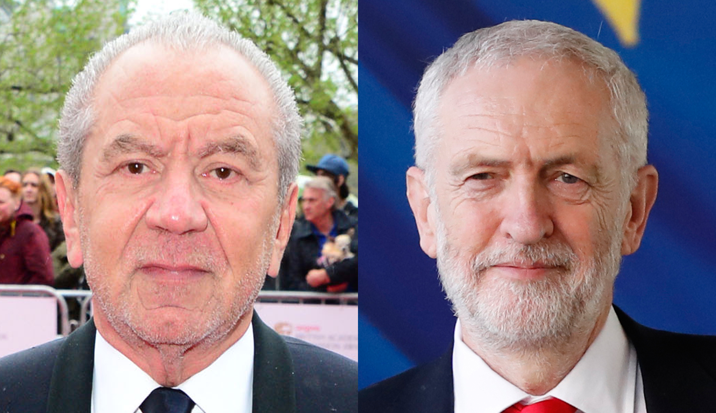 Sir Alan Sugar, Jeremy Corbyn