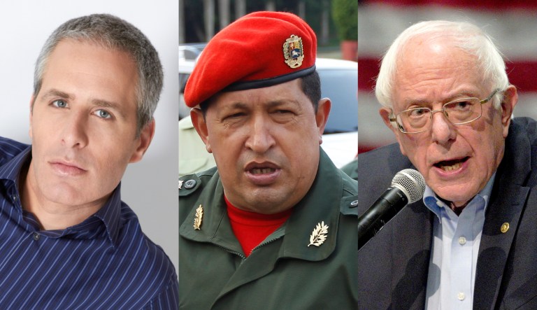David Sirota, Hugo Chavez, Bernie Sanders.