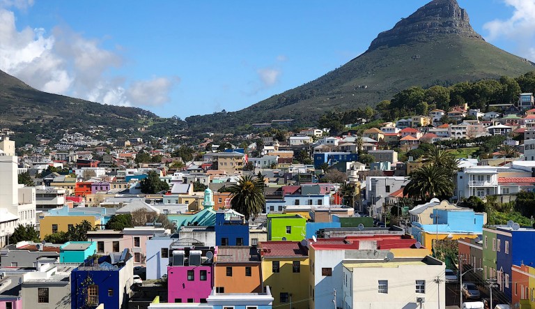 A restaurant owner and workers protest in the middle of the road in Norwood, Johannesburg, South Africa, Wednesday, July 22, 2020. During lockdown the restaurant industry has taken one of the most serious knocks with many forced to close their doors. Many having been allowed to re-open for sit-down meals, but the alcohol ban is causing severe losses.