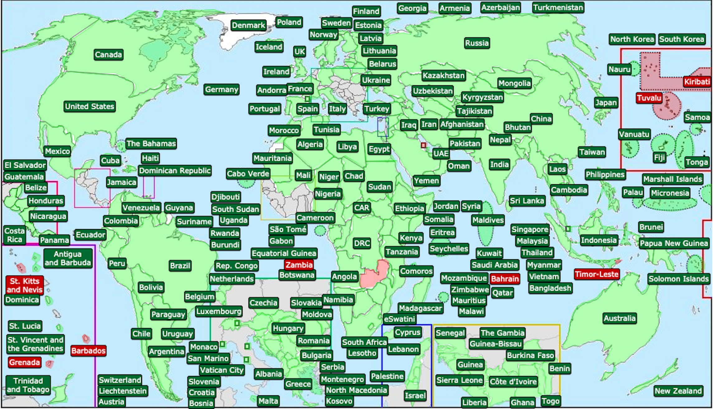 Fine, you can place Iran on a map. But how about Moldova? Kiribati?