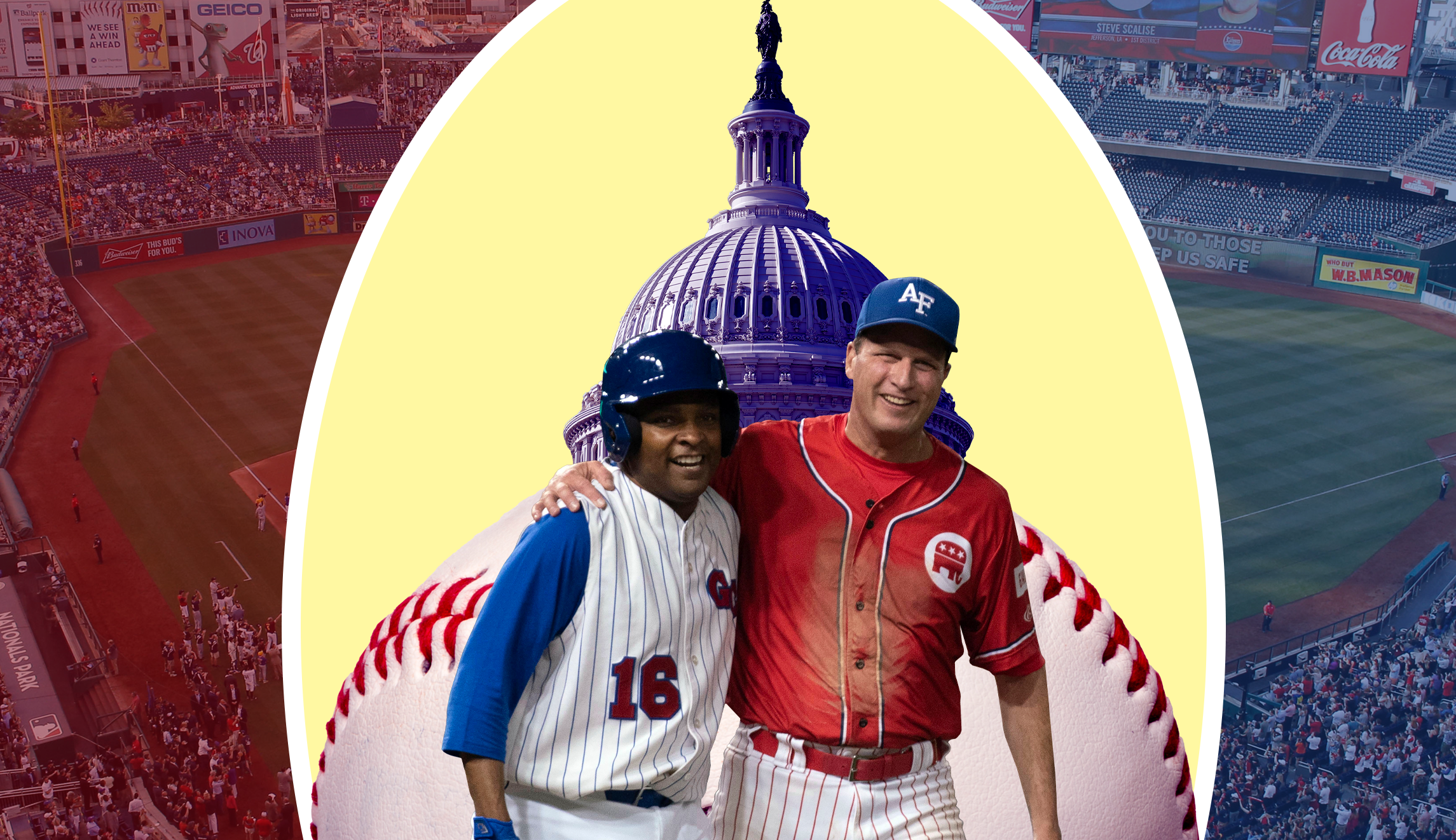 When Washington politicians take part in athletic contests, the nation wins