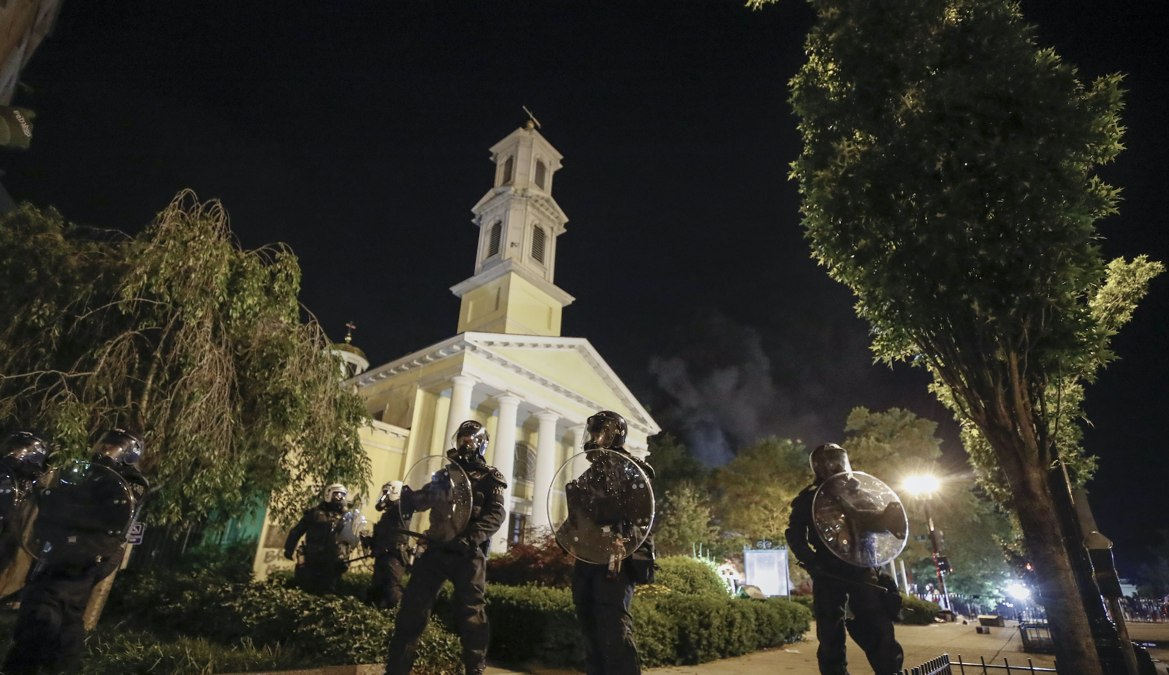 Churches burned and vandalized in riots