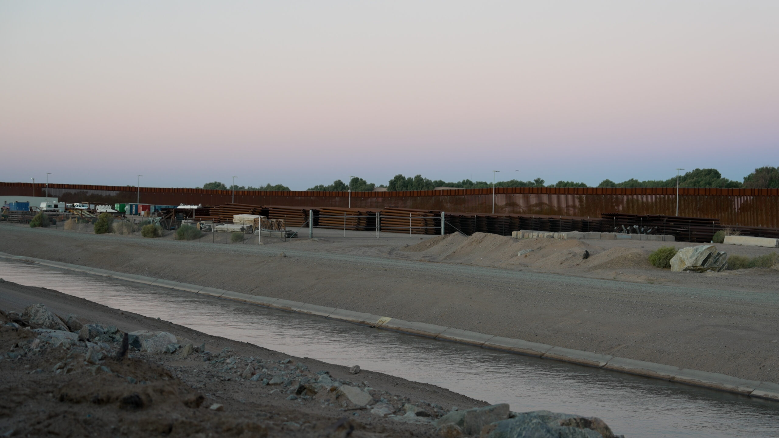 WATCH: $2.5 million in border wall construction steel sitting in limbo