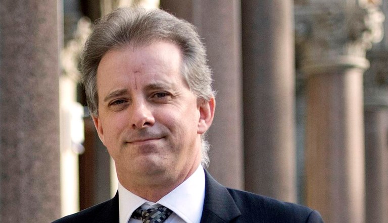 Christopher Steele, who compiled an explosive and unproven dossier on President Donald Trumpâs purported activities in Russia, is pictured.
