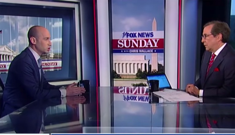 Stephen Miller with Chris Wallace.